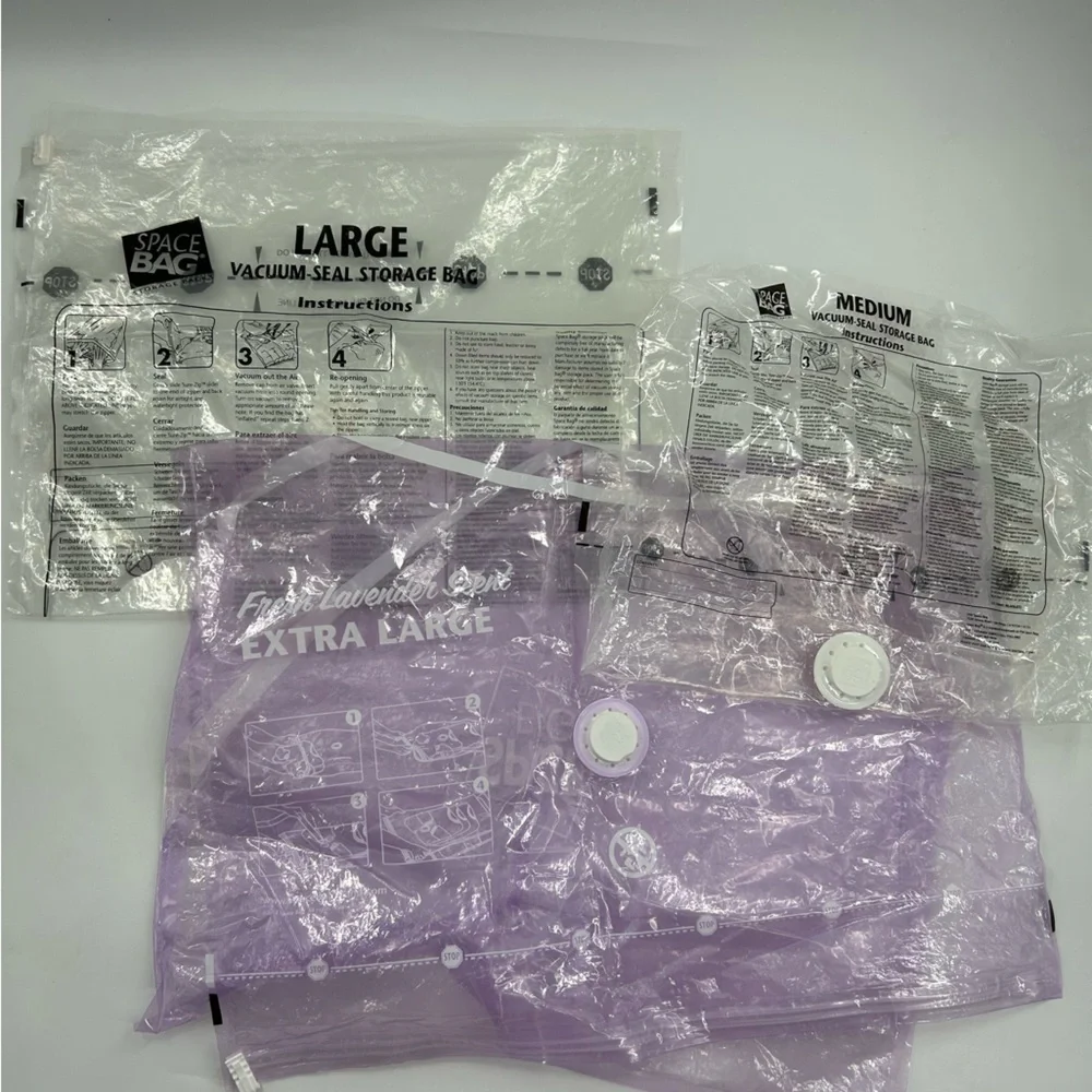 Space Bag Vacuum-Seal Storage Bags 3pk - Picture 1 of 1